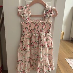 Floral Pink Kids Dress